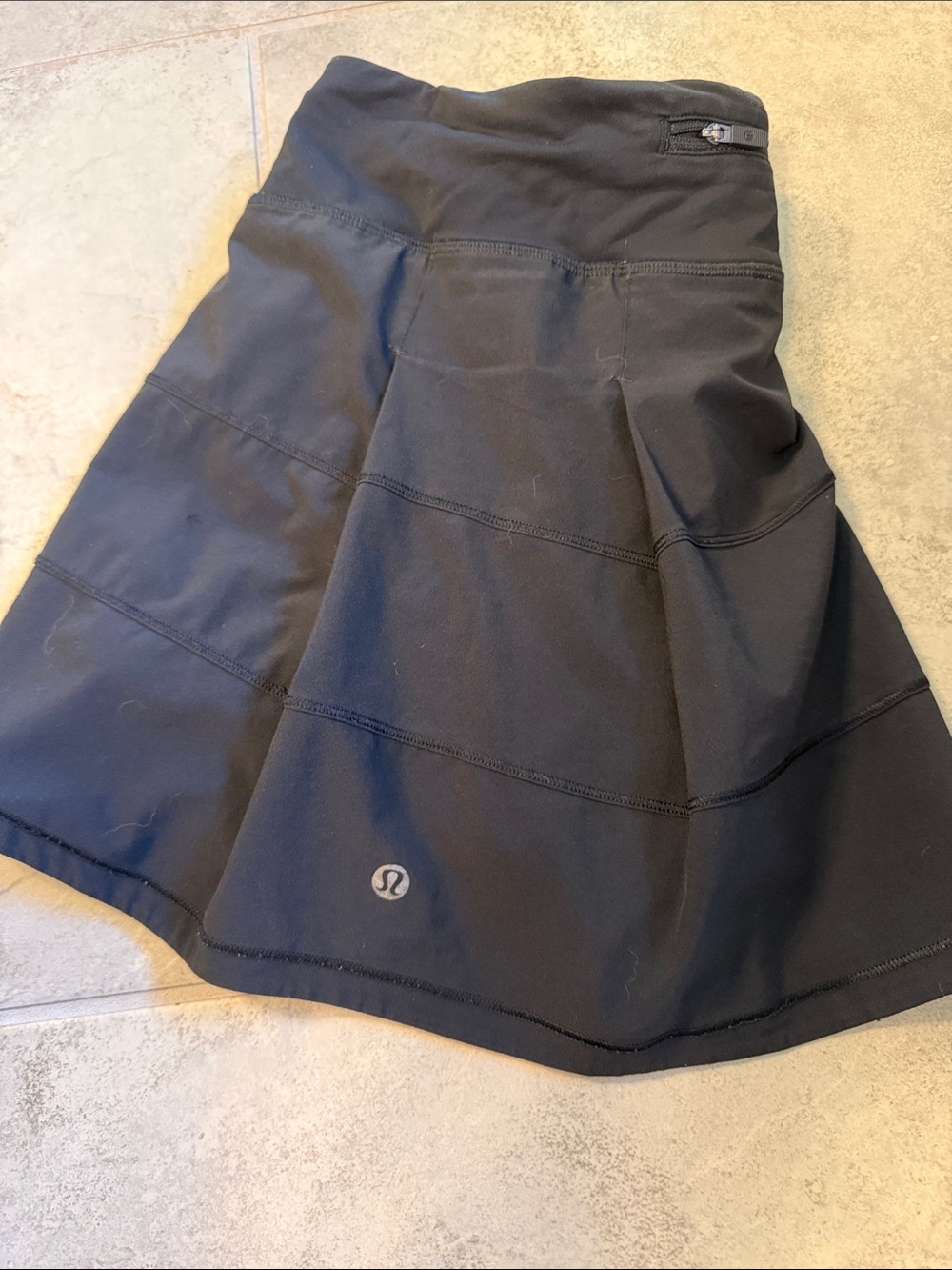 lululemon athletica Black A-Line Athletic Skirt